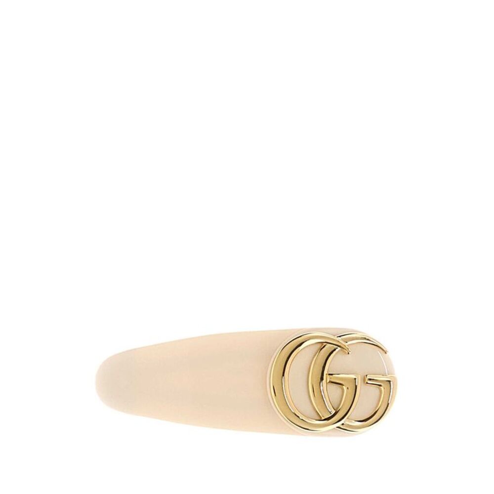 Gucci Women Ivory Resin Hair Clip